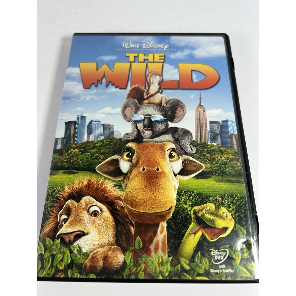 The Wild DVD 2006 Disney Standard Edition Eddie Izzard Bloopers Deleted Scenes